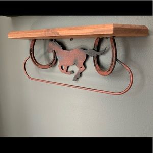 Horse wall shelf